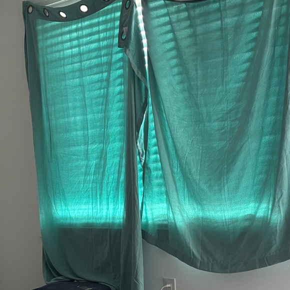 Bombay Turquoise Grommet Curtain - Picture 4 of 11